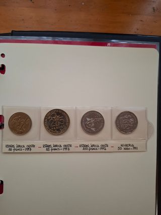 16 monedas: Argelia, Túnez, Libia, Egipto, Maurita