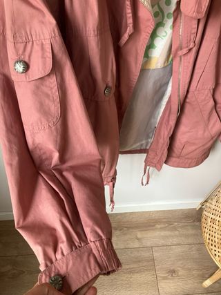 Chaqueta oversize vintage rosa