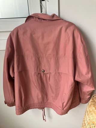 Chaqueta oversize vintage rosa