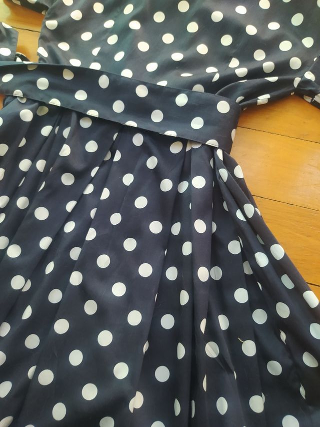 Vestido lunares Carolina Herrera