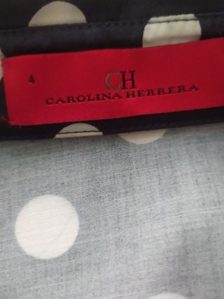 Vestido lunares Carolina Herrera