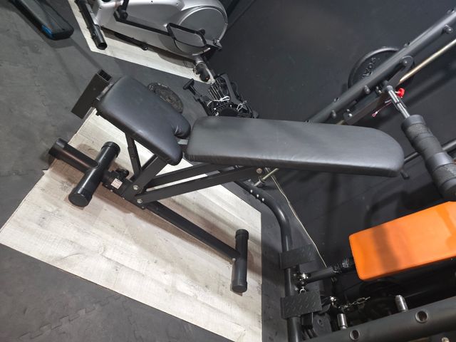 BANCO GIMNASIO MULTIPOSICION COMO NUEVO