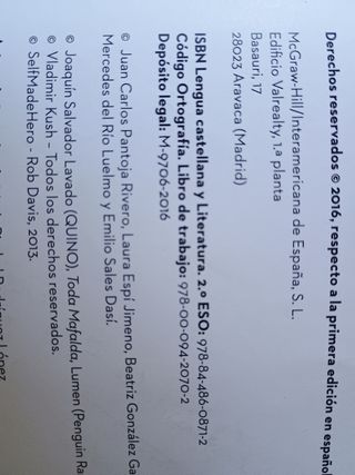 2°ESO Lengua castellana y Literatura+ORTOGRAFÍA