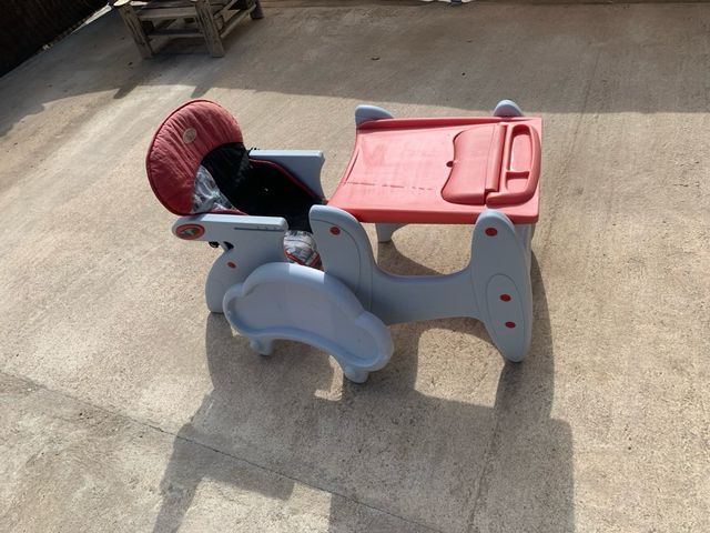 Trona convertible en mesa infantil