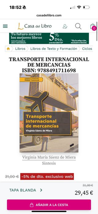 TRANSPORTE INTERNACIONAL DE MERCANCIAS
