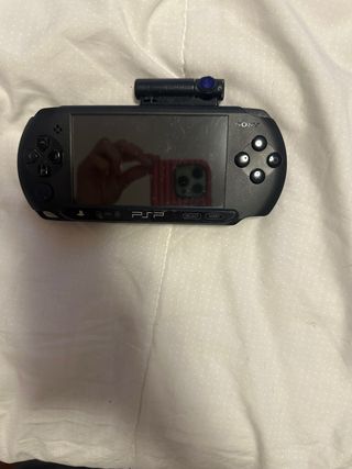 PSP Negra con Cámara y Cargador