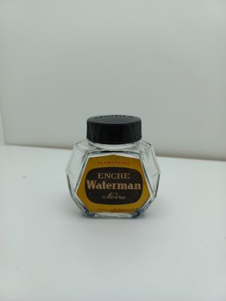 Tintero Waterman Permanente Negro Antiguo