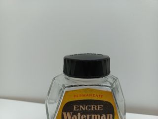Tintero Waterman Permanente Negro Antiguo