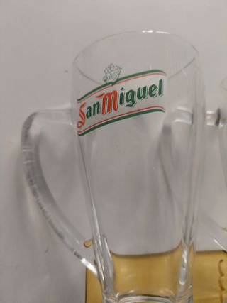 Jarras Cerveza San Miguel Set 3