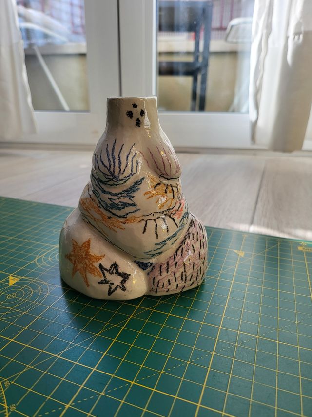 Florero Cerámica Artesanal