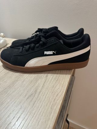 Zapatillas Puma Hombre Negras Blancas