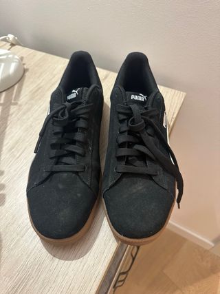 Zapatillas Puma Hombre Negras Blancas