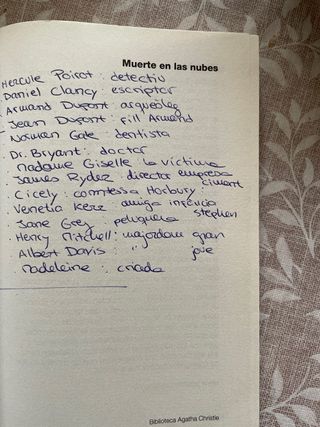 Muerte en las nubes- Agatha Christie
