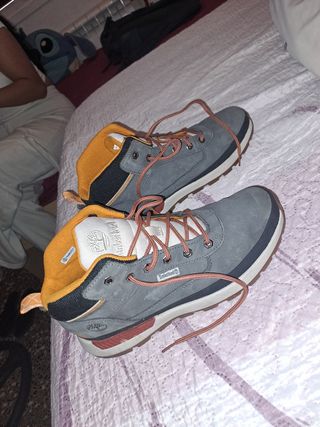 Botas Timberland Hombre Gris Naranja