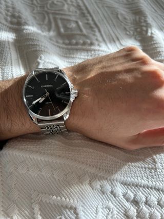 Reloj Diesel Negro y Plateado