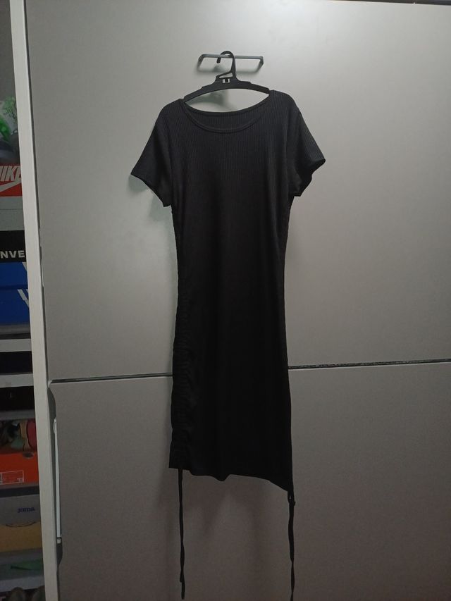 Vestido negro ajustable talla única