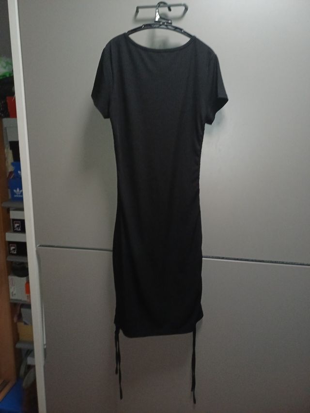 Vestido negro ajustable talla única