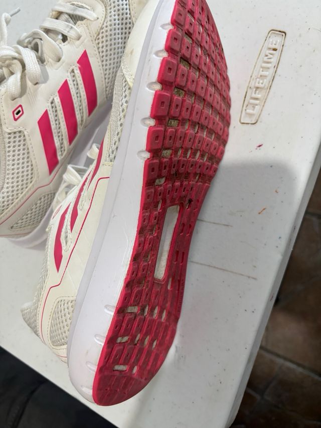 Zapatillas Adidas Mujer Blancas y Rosas