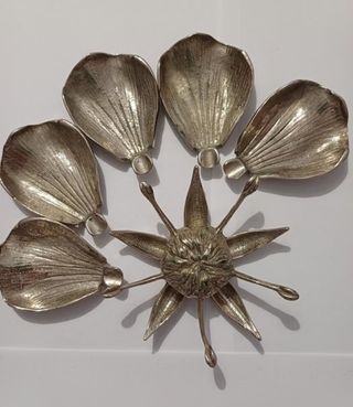 Cenicero vintage flor pétalos desmontables