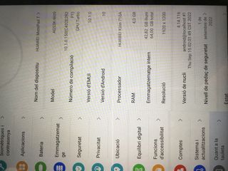 Tablet Huawei Negra + Funda marrón