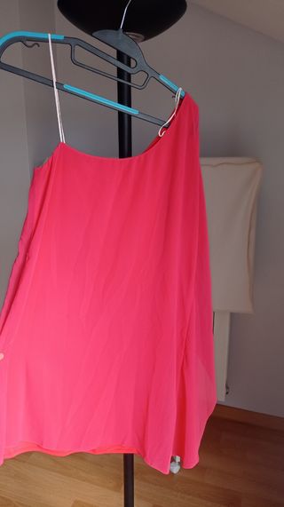 Vestido gasa una manga