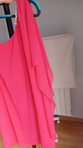 Vestido gasa una manga