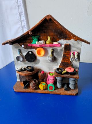 Piccolo Diorama Cucina in stile Vintage