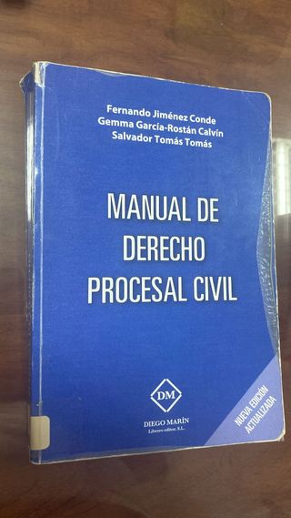 Manual de derecho procesal civil