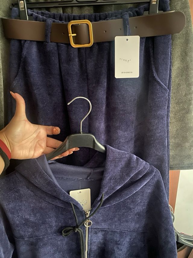 Conjunto Jersey y Pantalón Negro Talla Única