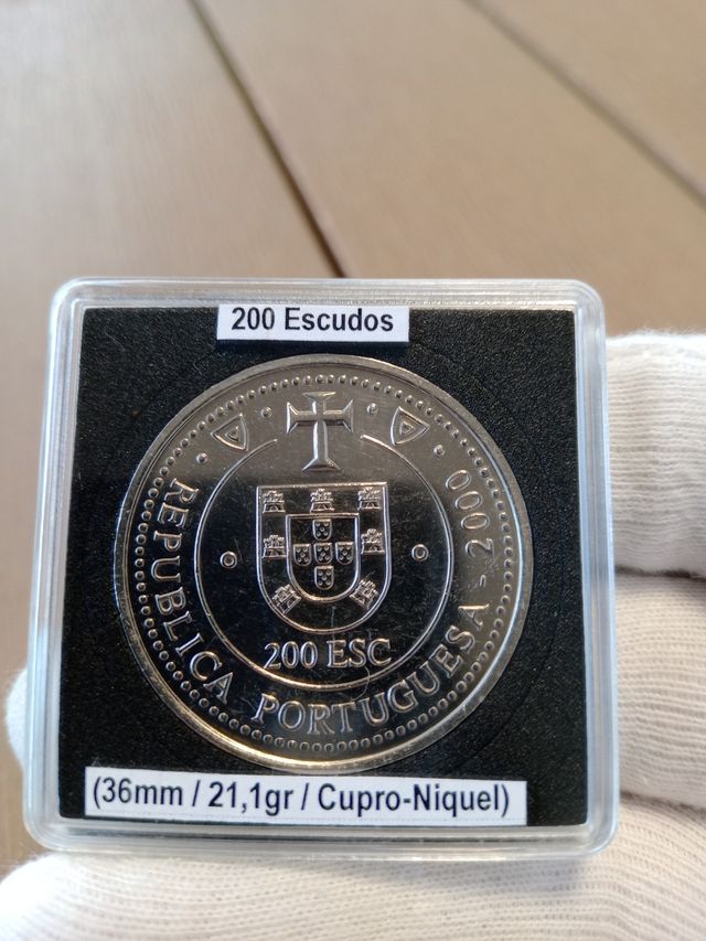 Moneda Portugal 200 Escudos 2000 Terra dos Corte