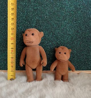 Figuras Monos Familia Sylvanian. Vintage