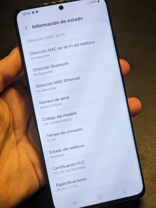 Samsung Galaxy S21 Ultra Negro/Gris