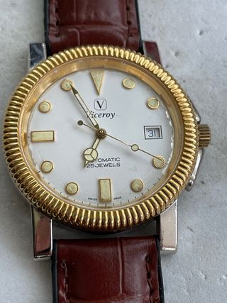 Reloj Viceroy Automático Dorado y Marrón