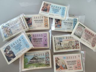 Lotería Nacional Antigua - años completos