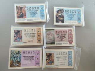 Lotería Nacional Antigua - años completos