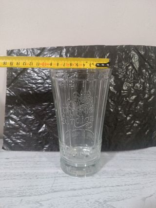 Vaso Puerto de Indias de cristal