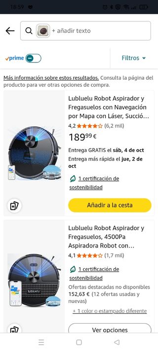 Robot Aspirador Lubluelu SL61
