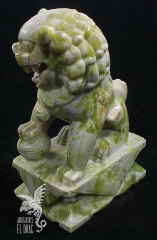 Figura León Foo Dog Piedra Mármol