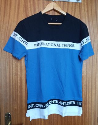Camiseta Zara Tricolor Talla S