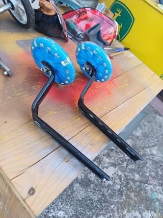 Ruedines bici estándar azul