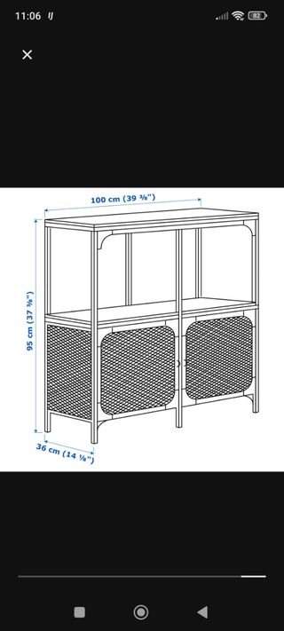 Mueble FJÄLBO IKEA con 6 meses de uso.