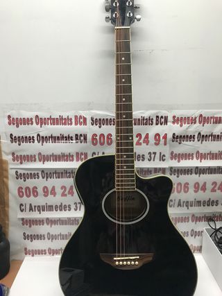 Guitarra Electroacústica Negra