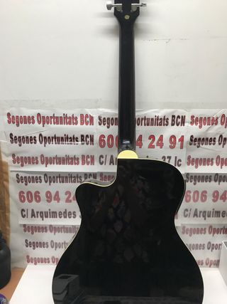Guitarra Electroacústica Negra