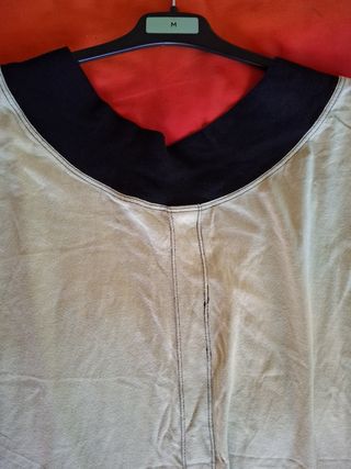 Vestido verde y negro 100% algodón Talla L