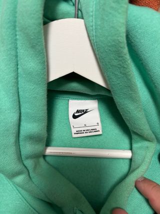 Sudadera Nike Verde Azulado