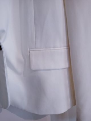Blazer Blanco Mango Talla XS