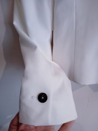 Blazer Blanco Mango Talla XS