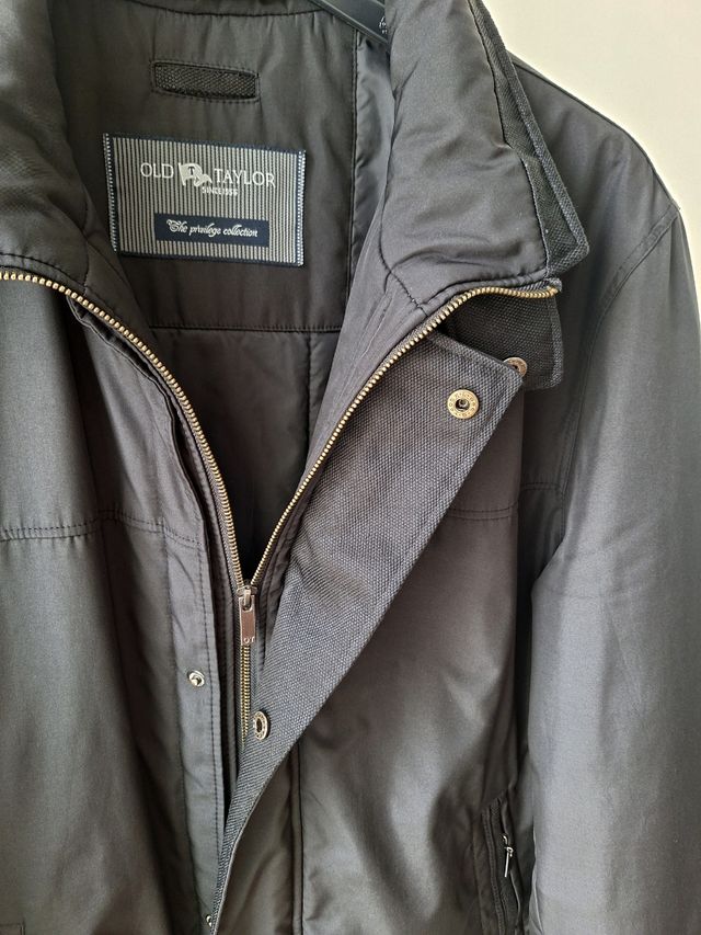 OLD TAYLOR Cazadora Negra Talla L-XL