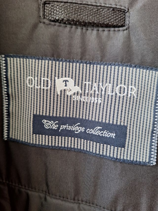 OLD TAYLOR Cazadora Negra Talla L-XL