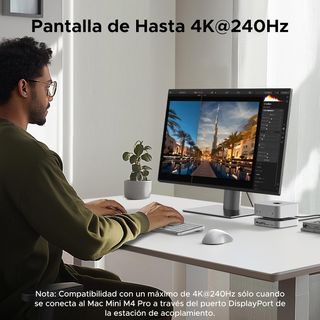 Dock 10 en 1 para Mac Mini M4/M4 Pro NUEVO